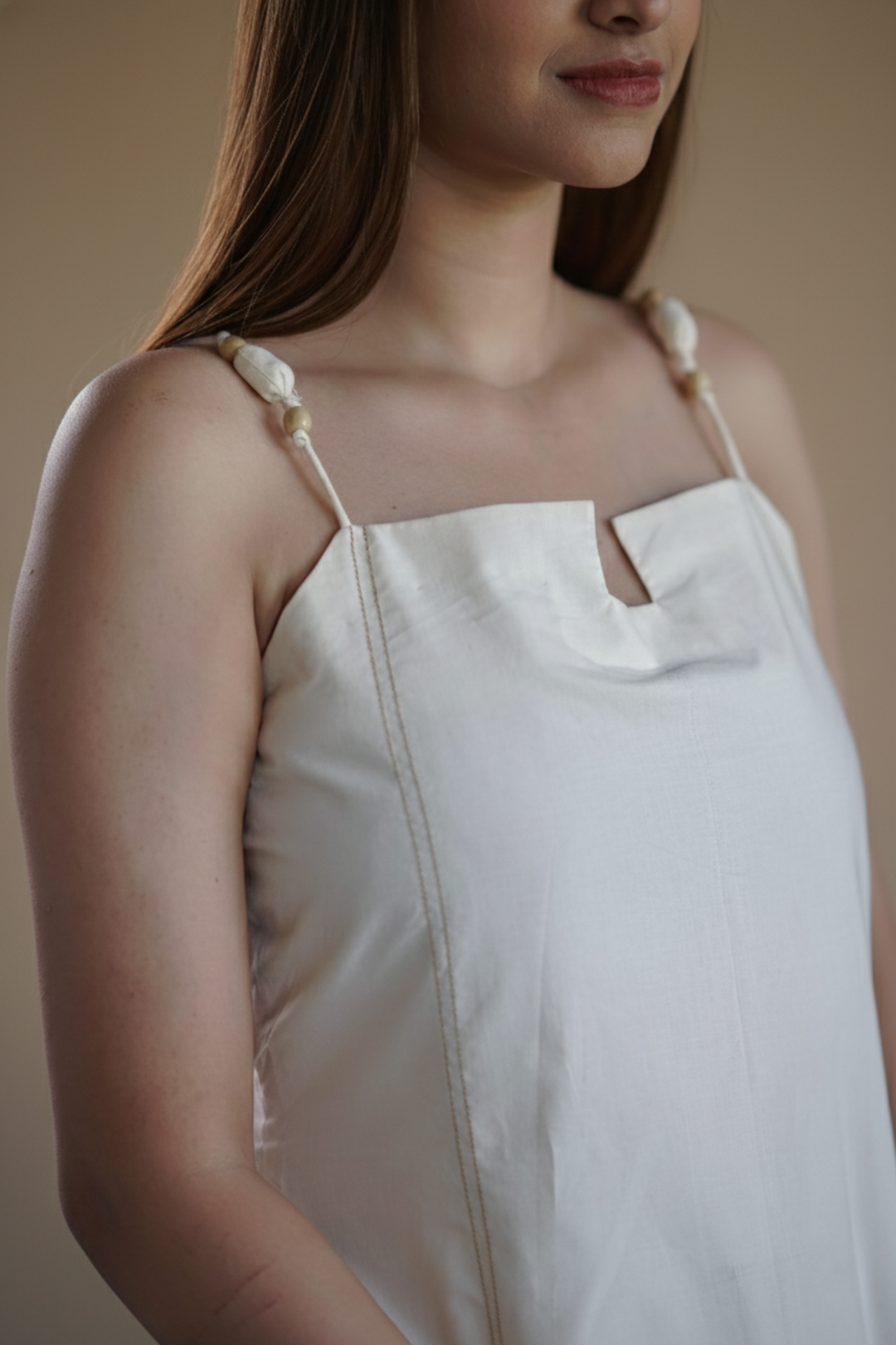 Cream Dream Poplin Dress