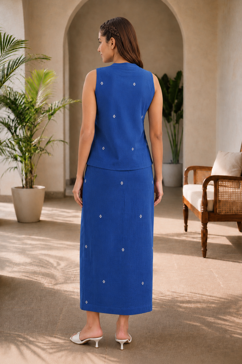 Indigo Kala Cotton Co-ord Set