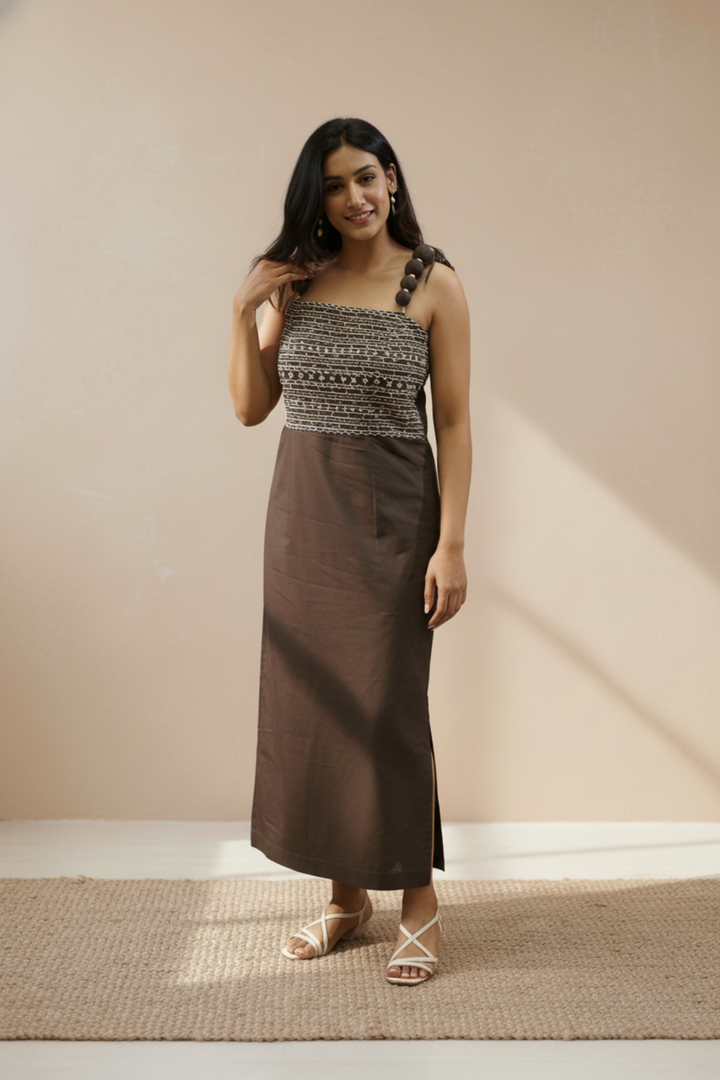 Knotline Cotton Dress