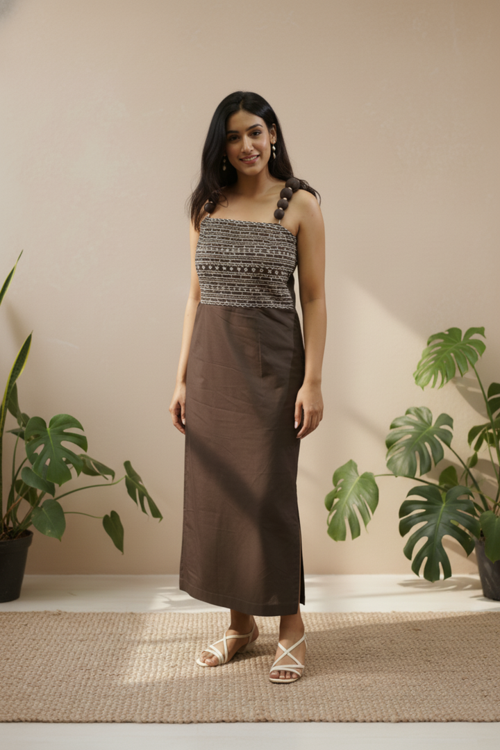 Knotline Cotton Dress