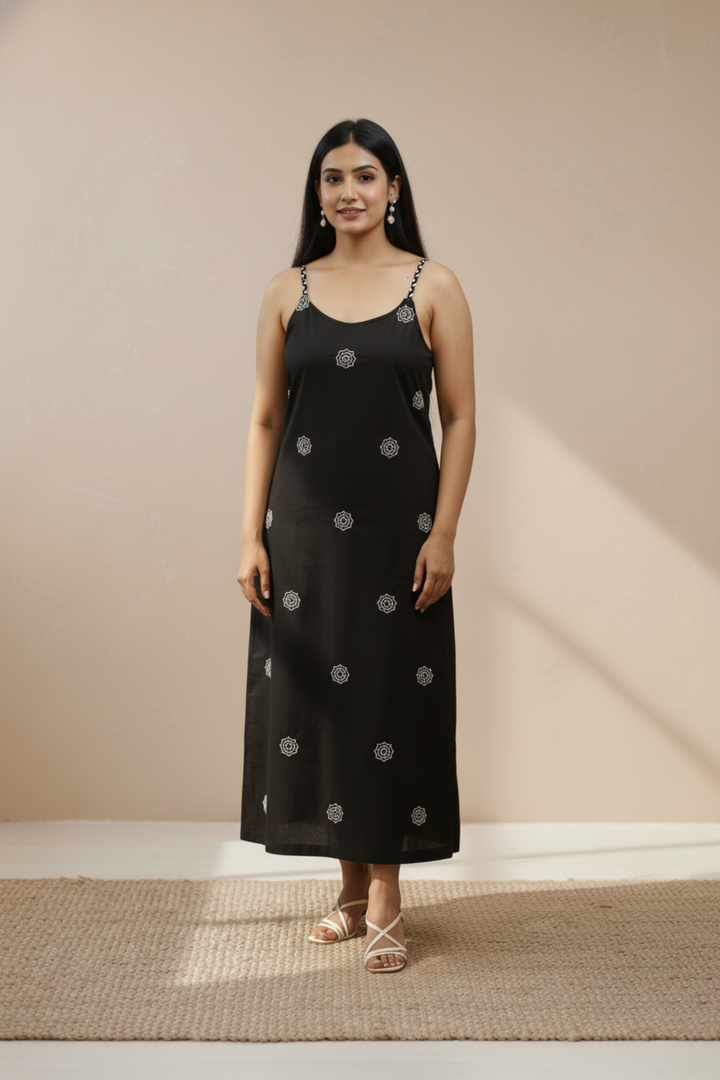 Moonlight Poplin Dress