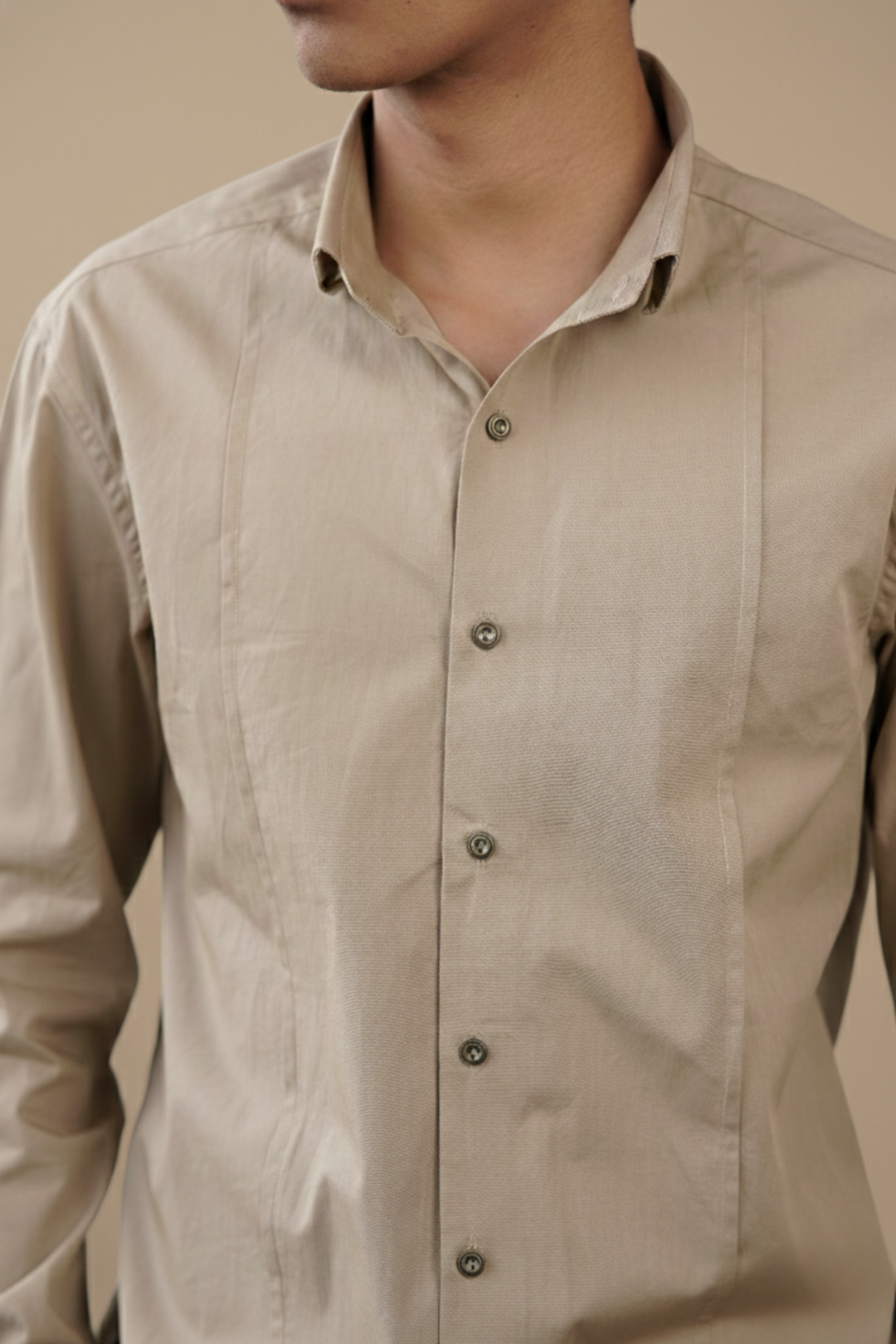 Desert Khaki Organic Cotton Regular Fit Shirt (Workwear)
