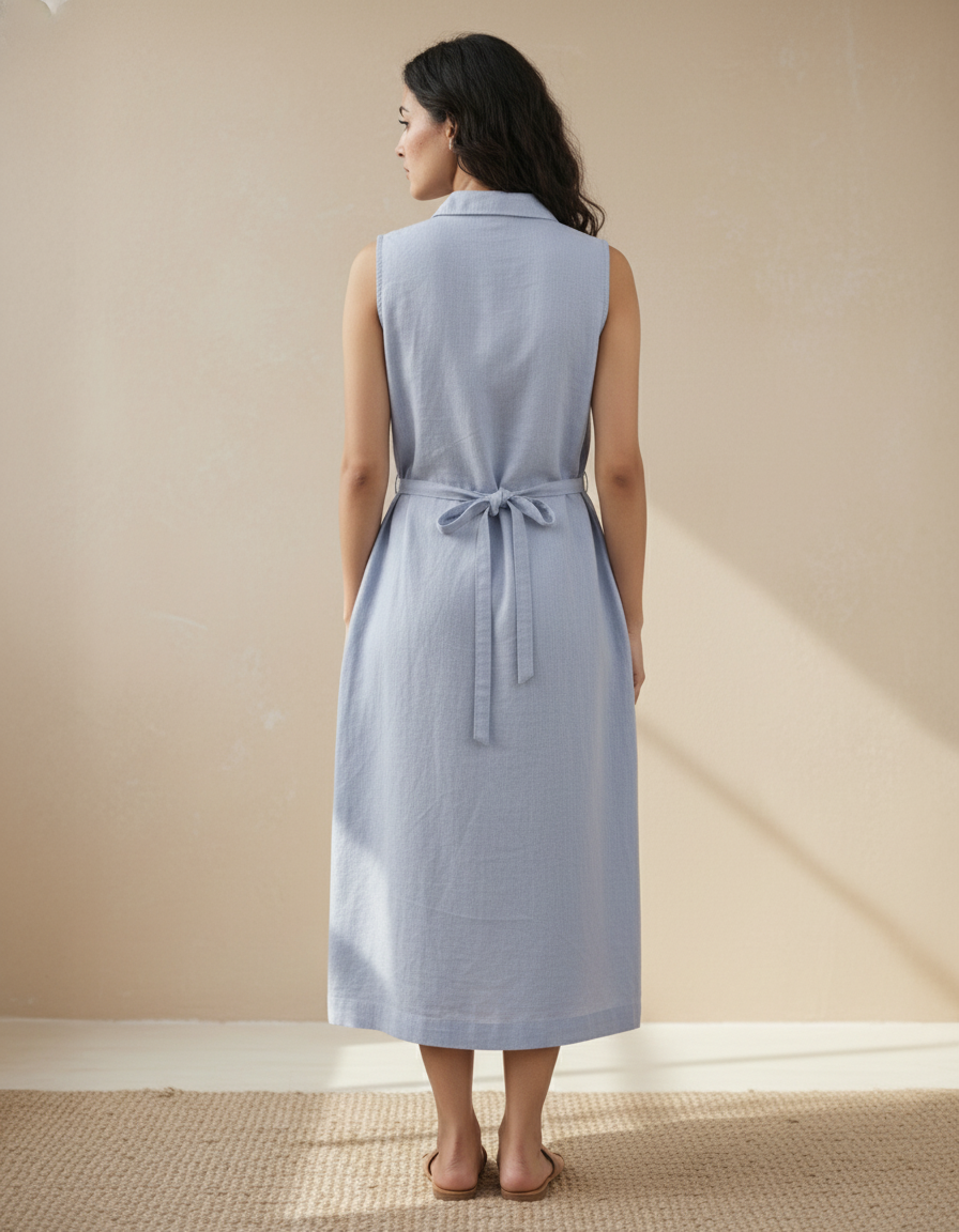 Denim Bliss Organic Cotton Dress