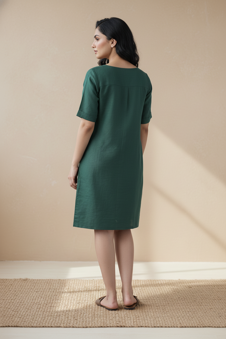 Verde Shift Dress