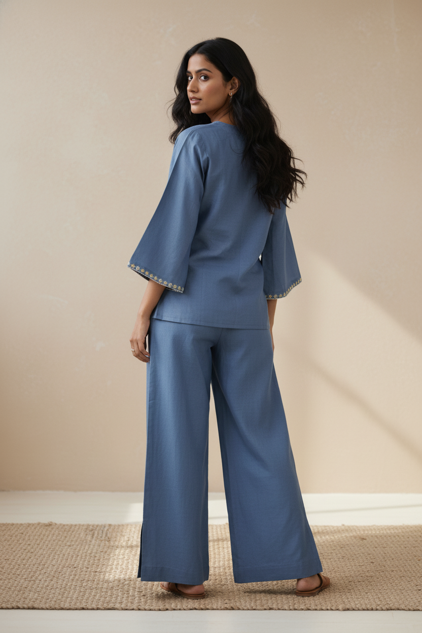 Sea Ash Linen Co-ord Set