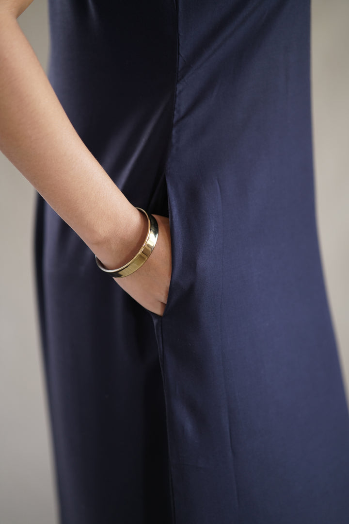 Nox Stitch Dress | Sleeveless Straight Dress in Ecovero