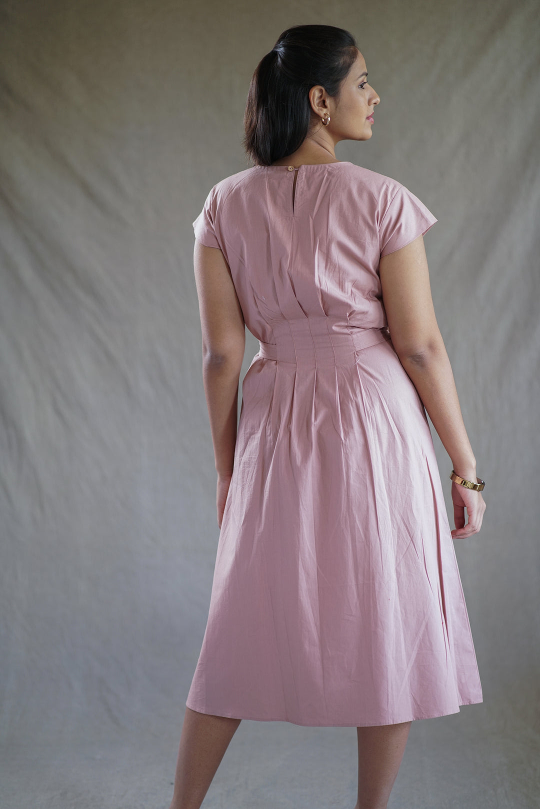 Rosa Belted Dress | Fit & Flare in Organic Cotton
