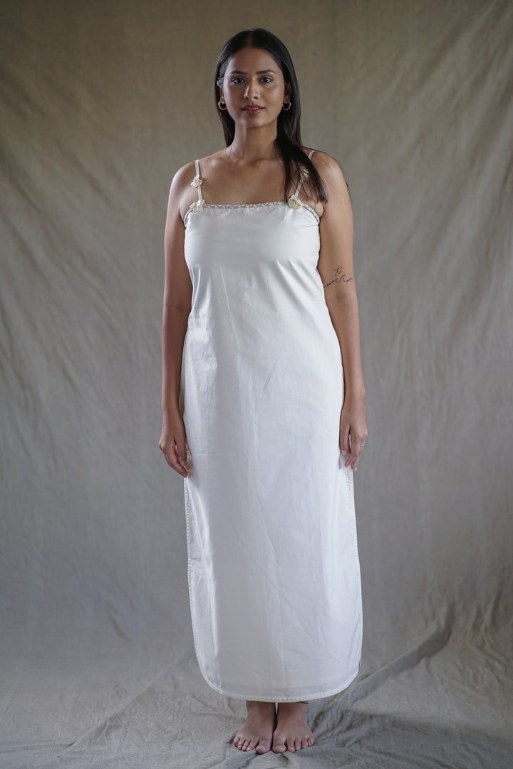Crema Shell Dress | Straight Fit in Organic Cotton