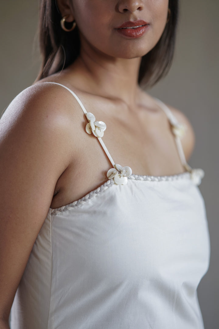 Crema Shell Dress | Straight Fit in Organic Cotton