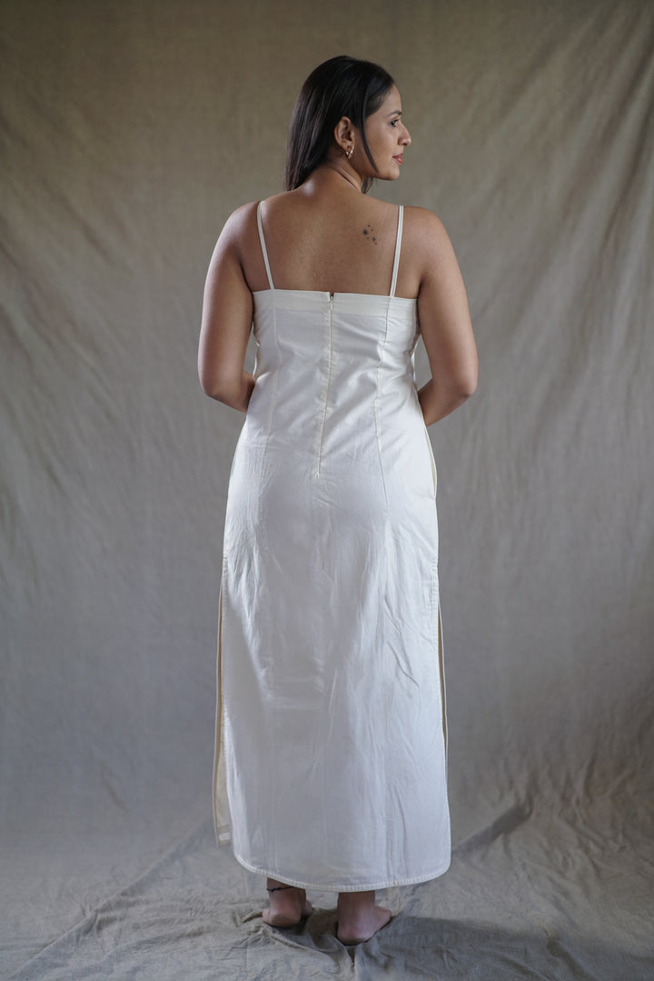 Crema Shell Dress | Straight Fit in Organic Cotton