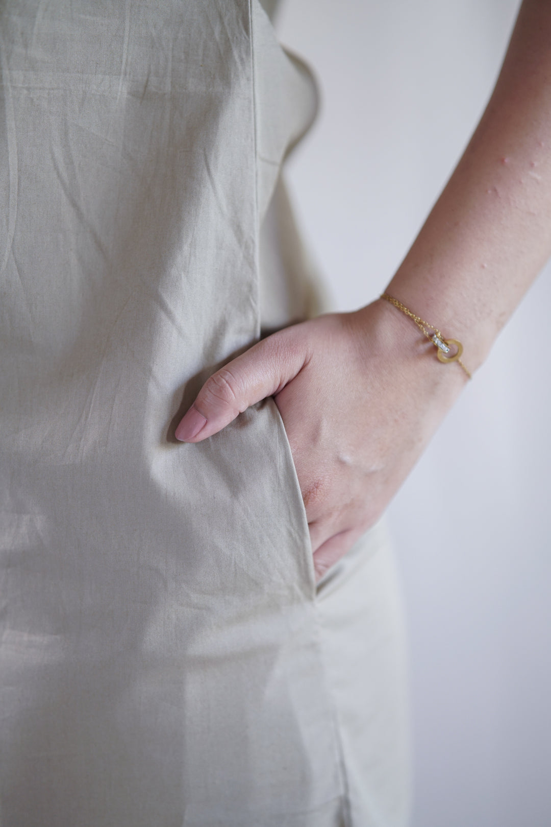 Oliva Flap Dress | Sheath Dress in Organic Cotton