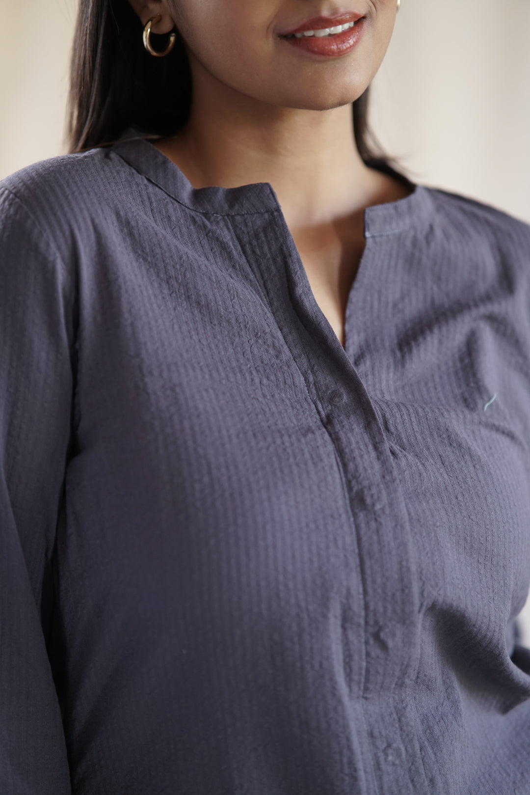 Ferro Set | Tunic & Pant Co-Ord in Organic Seersucker