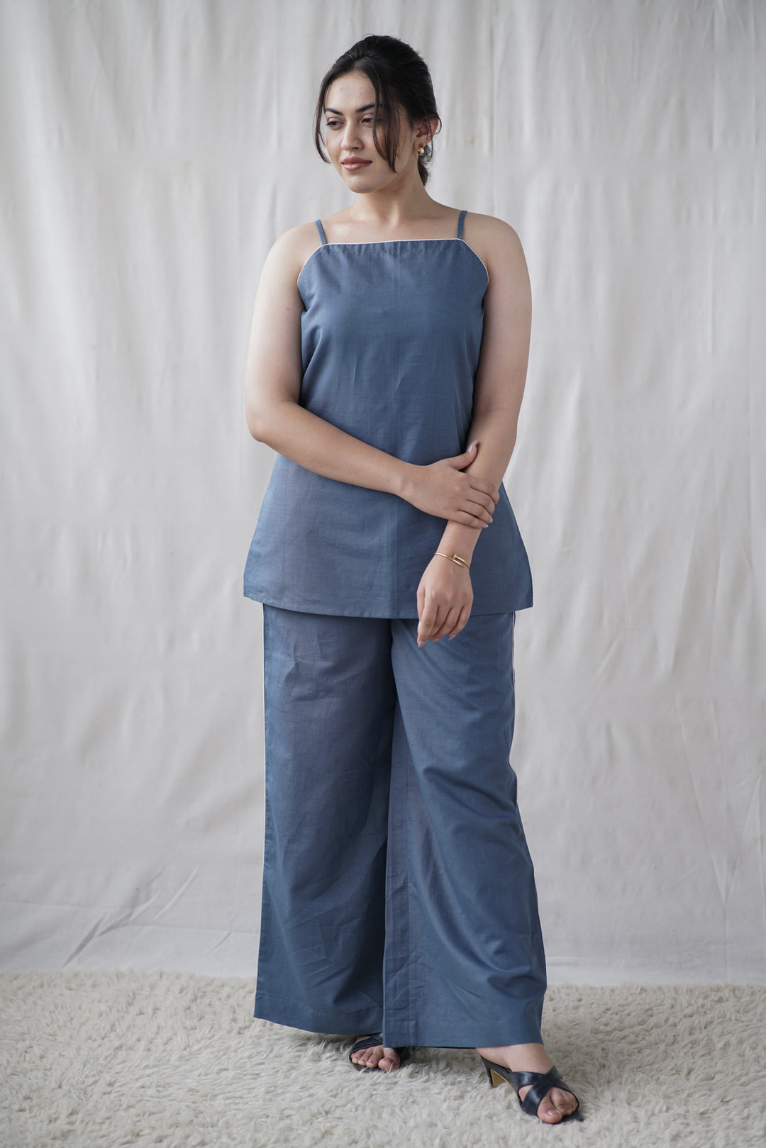 Nube Set | Relaxed Cord Co-Ord in Cotton Linen