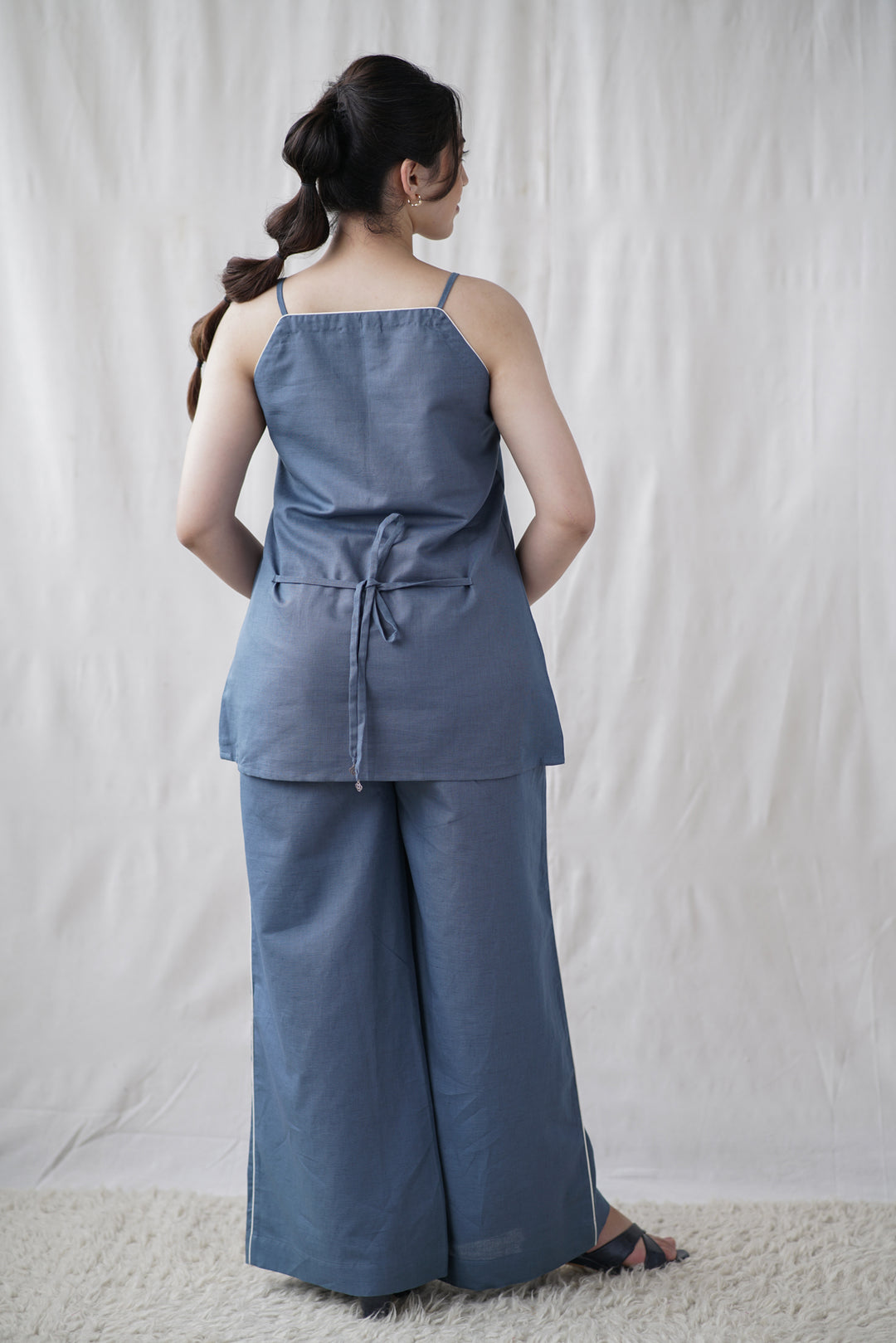 Nube Set | Relaxed Cord Co-Ord in Cotton Linen