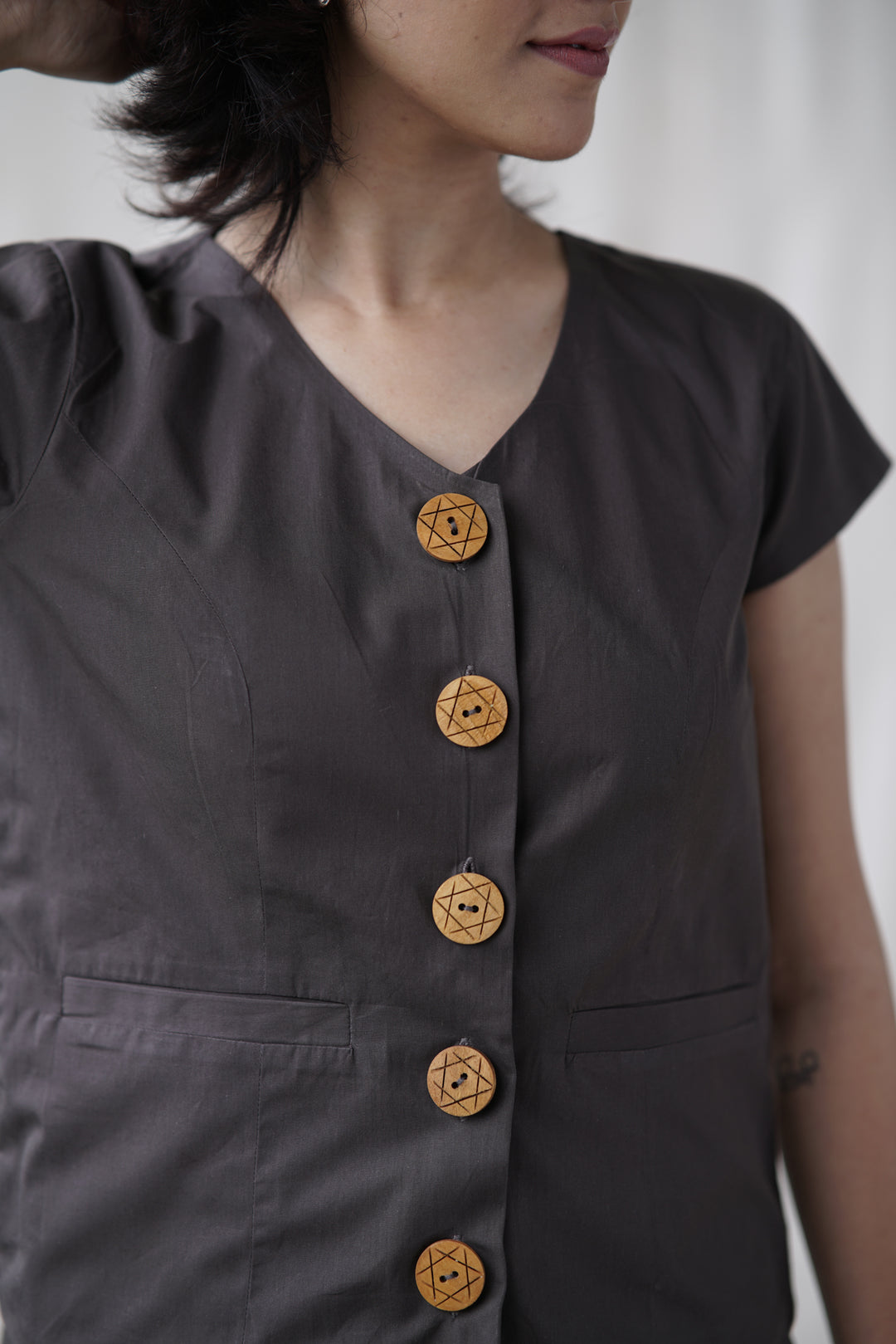Umber Set | Waistcoat Cord Set in Organic Cotton