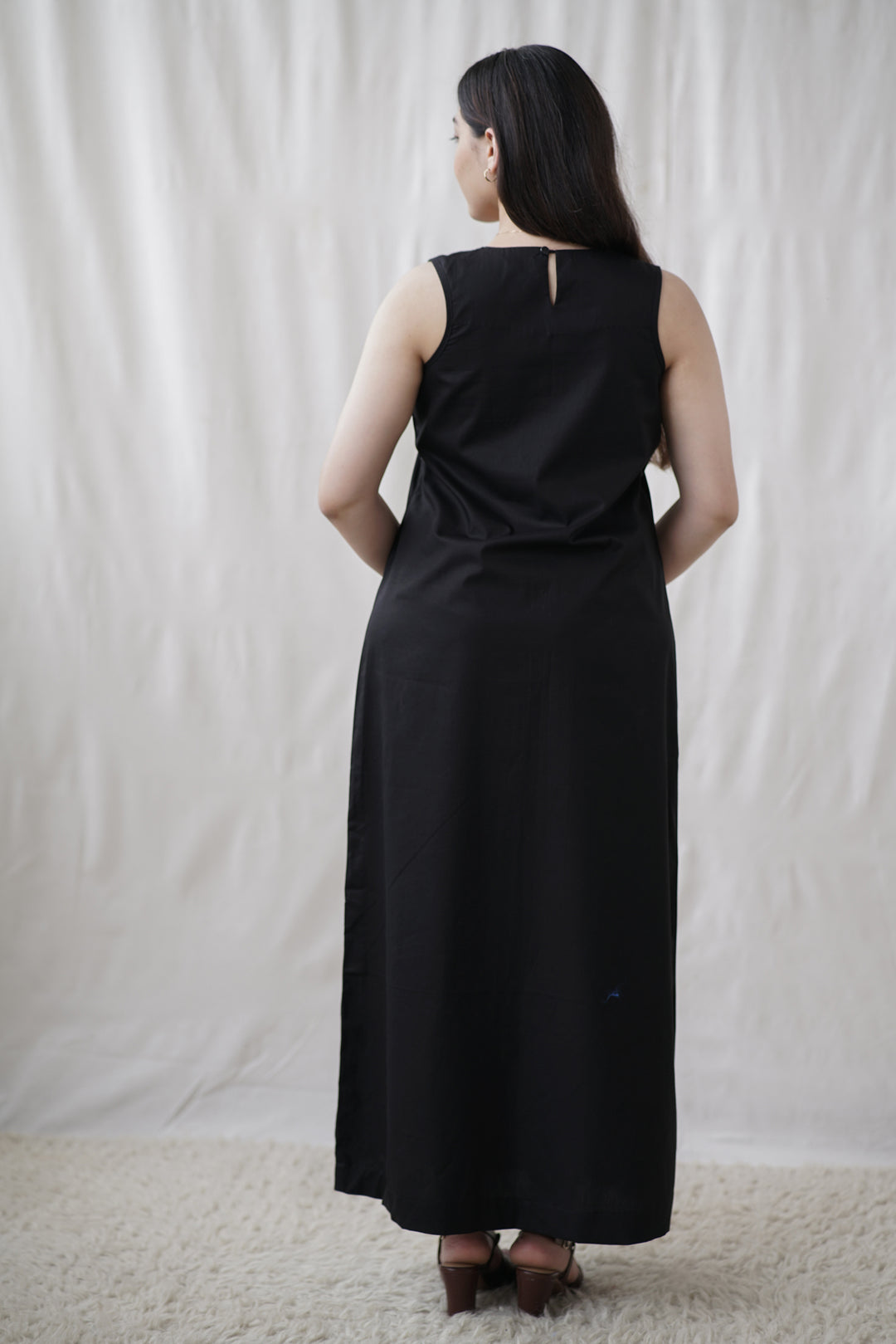 Nera A-Line Dress | Organic Cotton Poplin