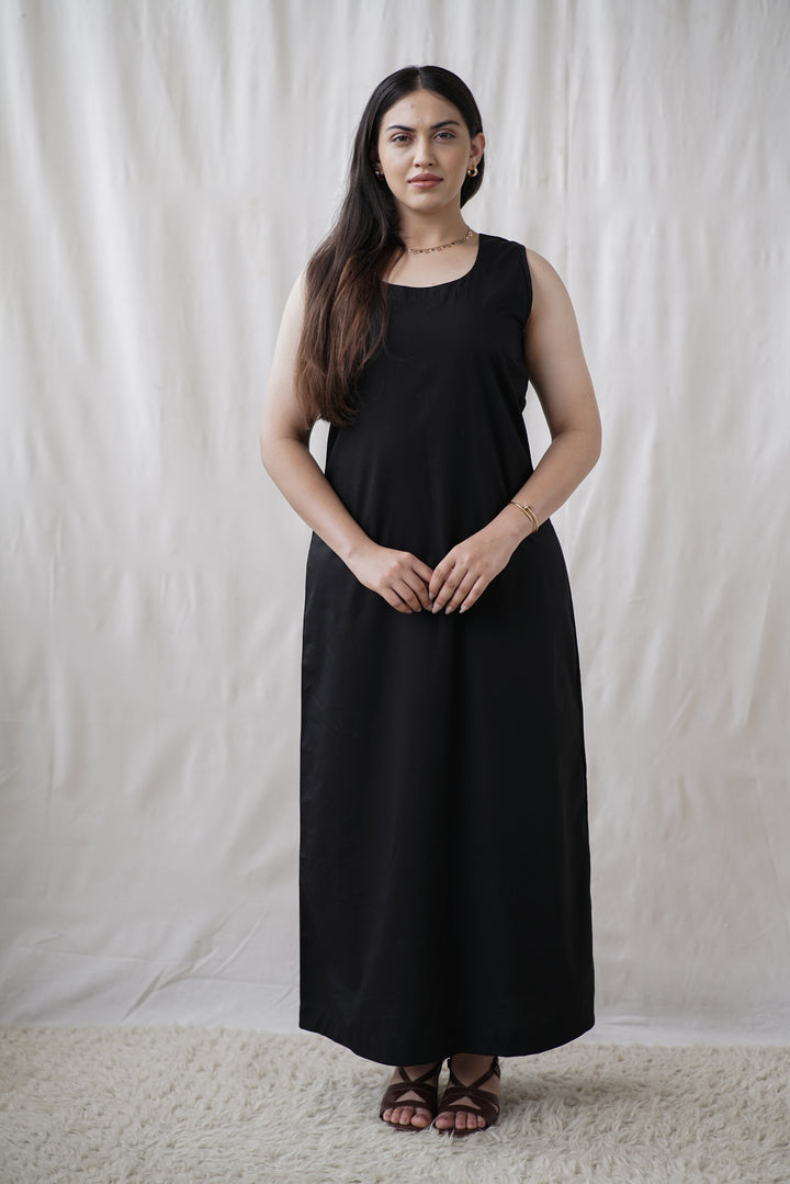 Nera A-Line Dress | Organic Cotton Poplin
