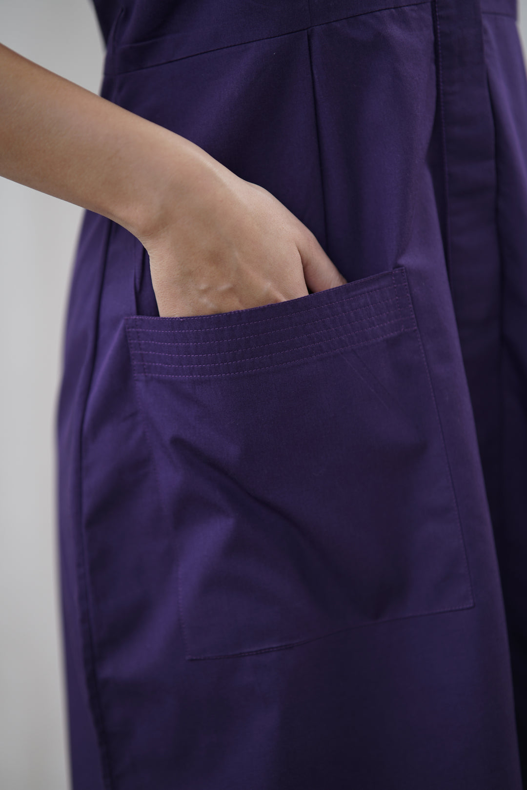 Ametta Dress | Organic Cotton with Concealed Placket