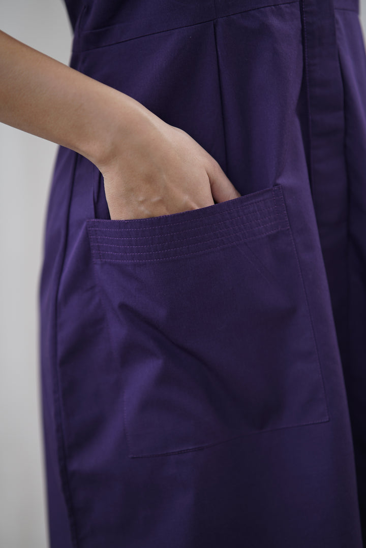 Ametta Dress | Organic Cotton with Concealed Placket