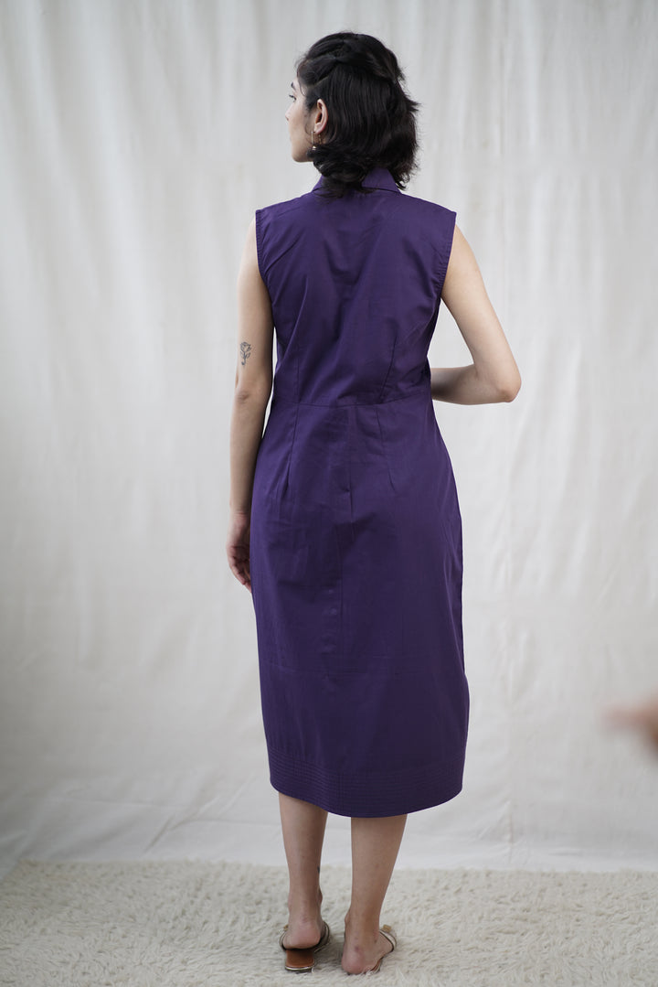 Ametta Dress | Organic Cotton with Concealed Placket