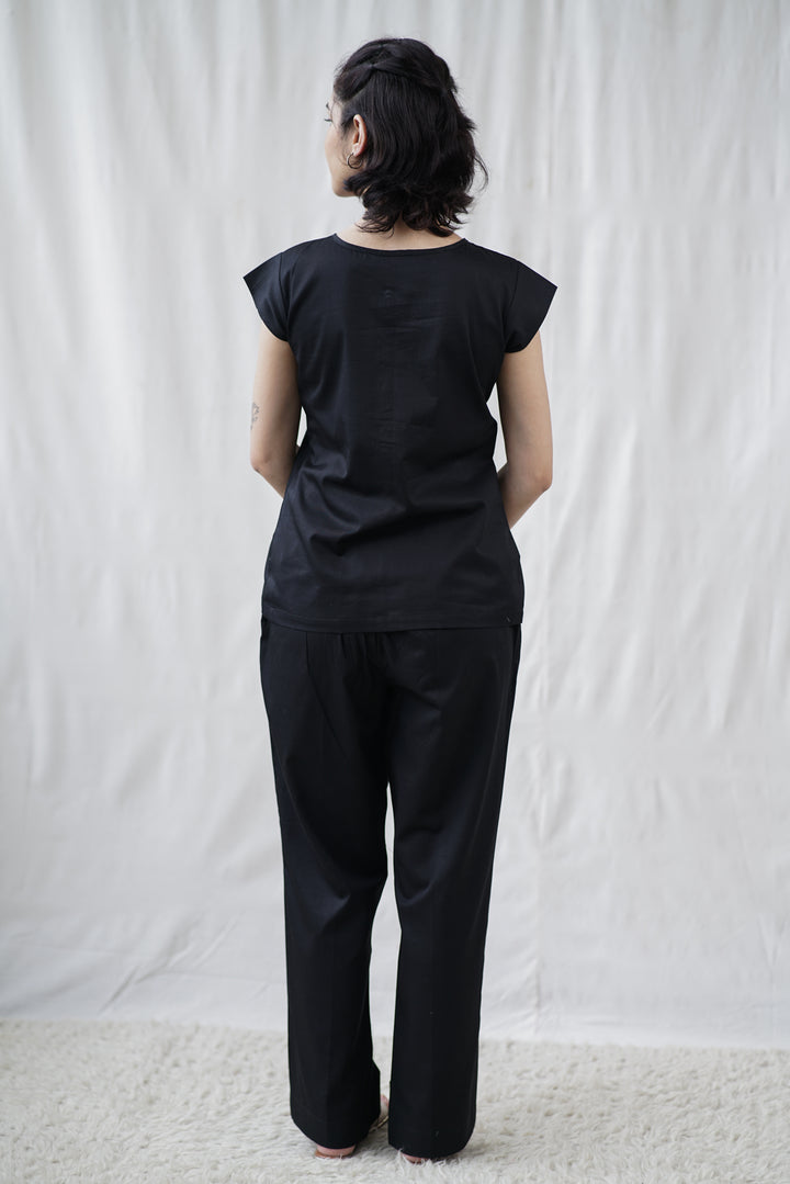 Atrina Set | Cotton Poplin Cord with Shell Buttons