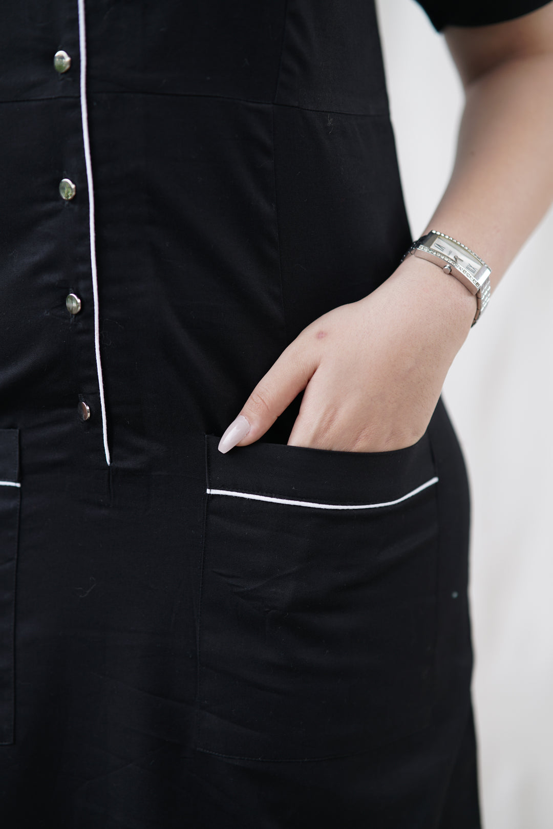 Linea II Dress | Organic Cotton with Contrast Finish