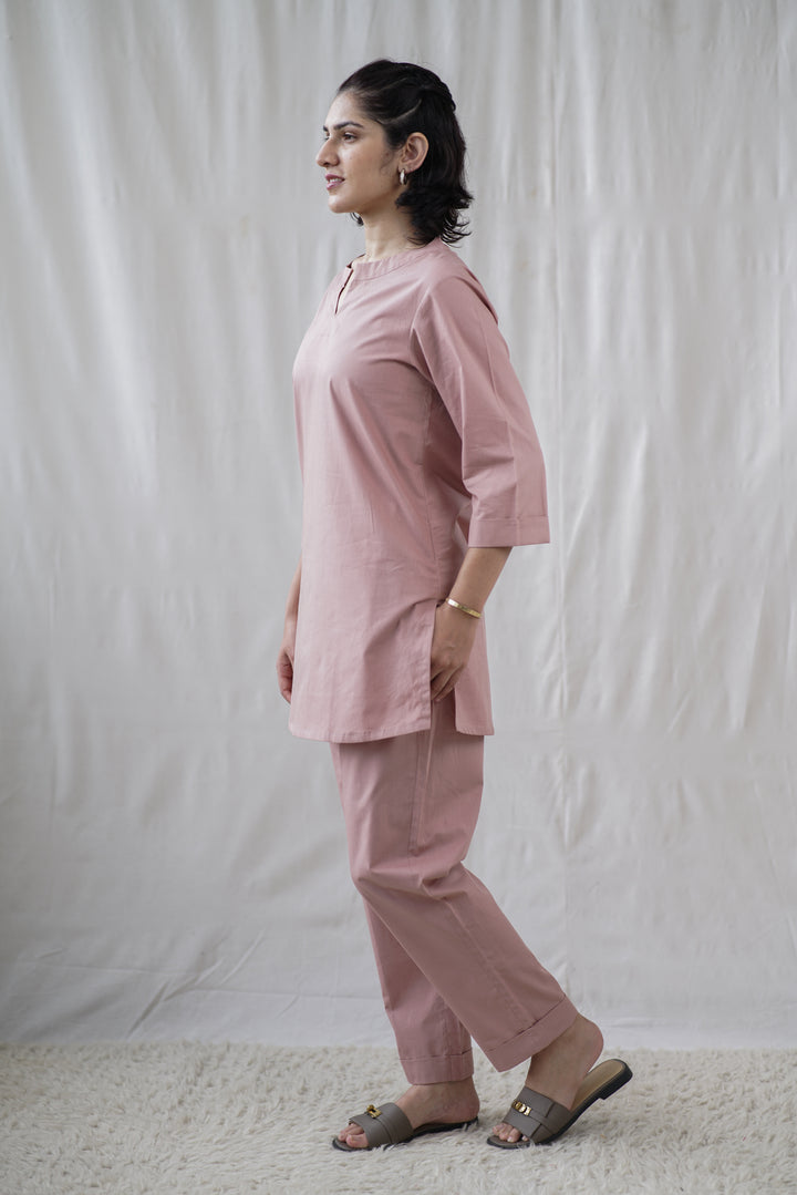Mauven Set | Organic Cotton Poplin Co-Ord