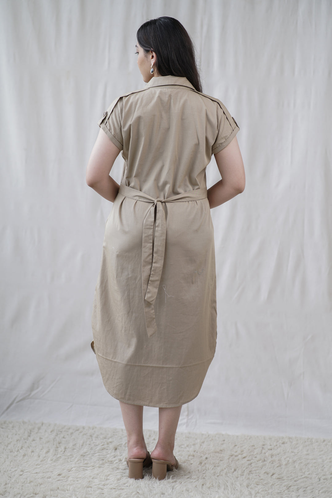 Sorrel Dress | Organic Cotton Poplin Shirt Dress