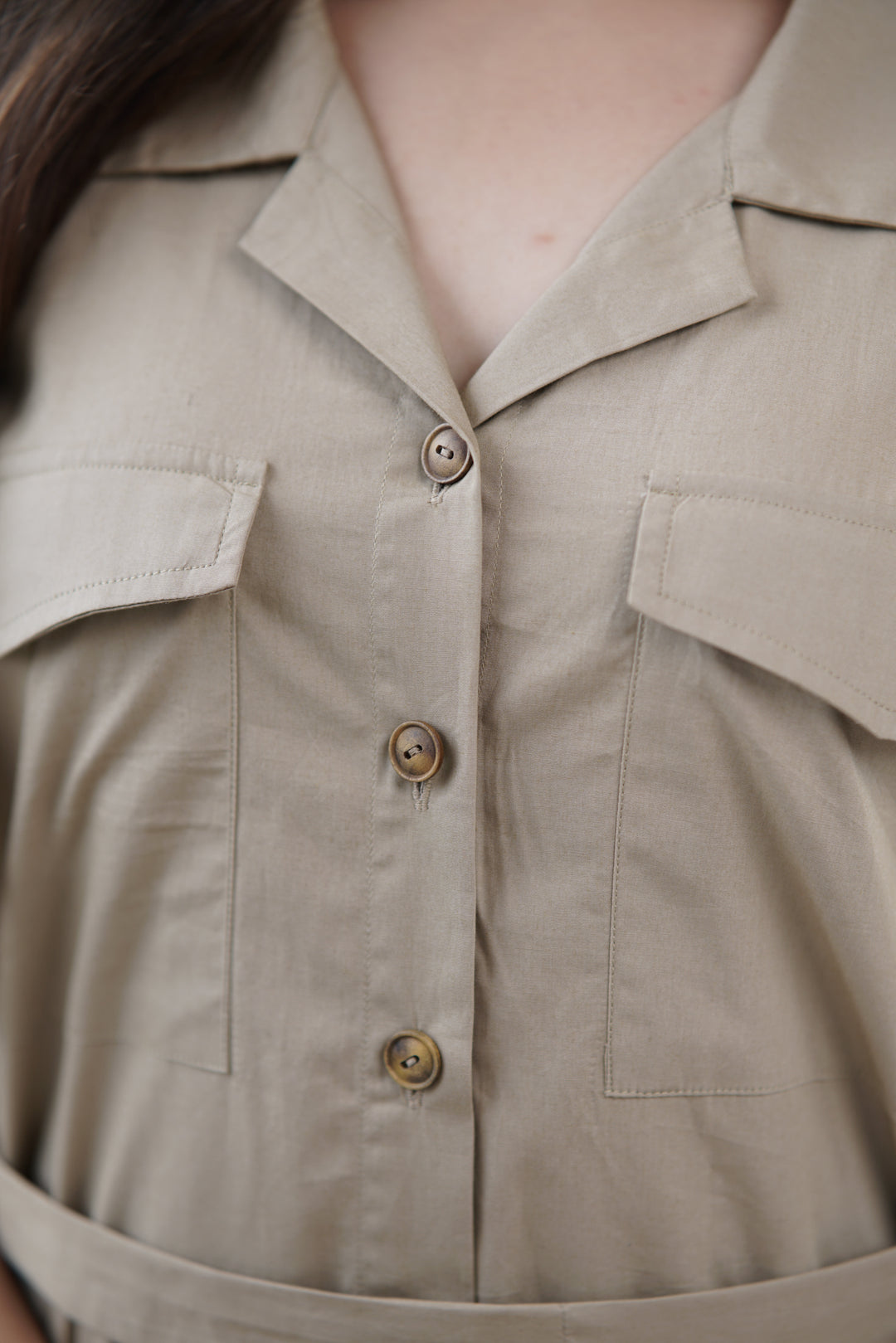 Sorrel Dress | Organic Cotton Poplin Shirt Dress
