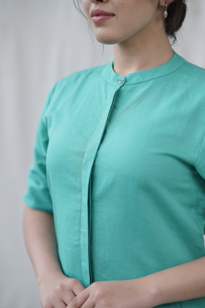 Marena Dress | Cotton Linen Shirt Dress
