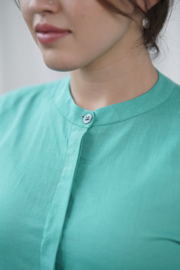 Marena Dress | Cotton Linen Shirt Dress