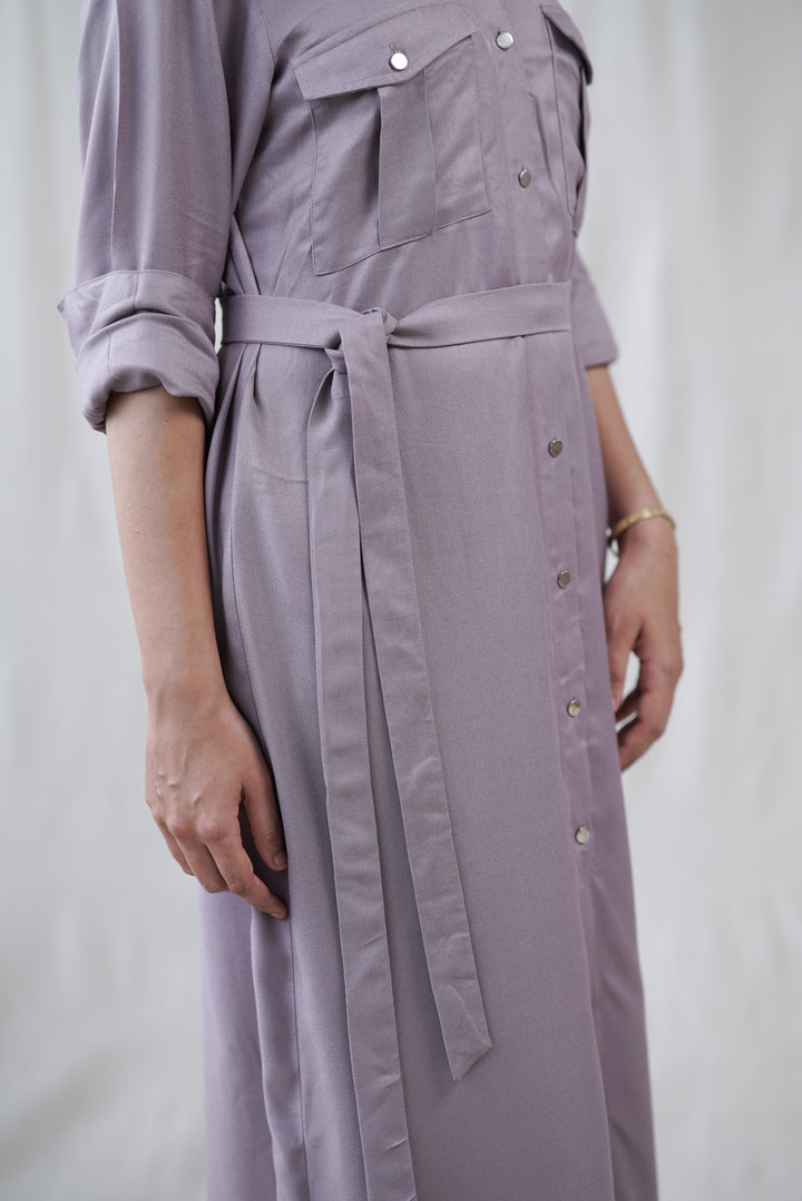 Lilara Dress | Ecovero Twill Shirt Dress