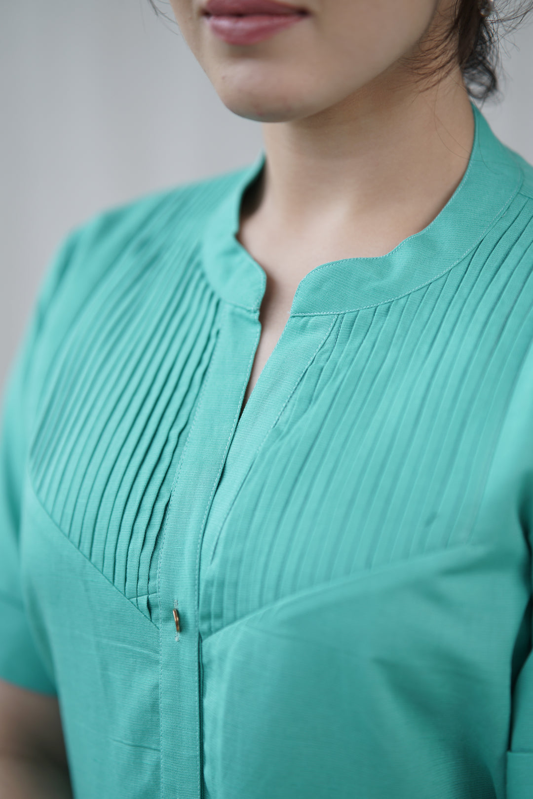 Silvea Dress | Cotton Linen Pintuck Dress