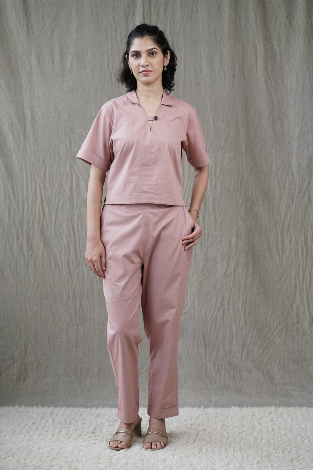 Rosara Set | Organic Cotton Poplin Cord Set