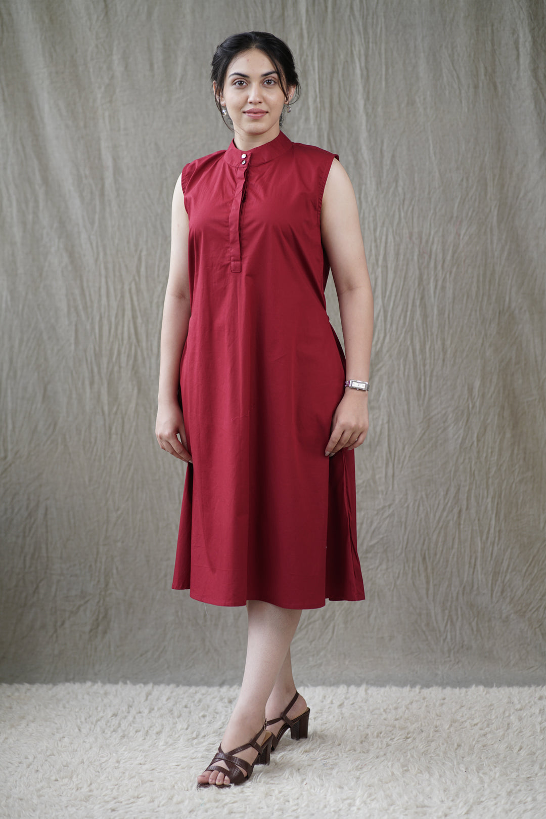Carmona Dress | Cotton Poplin Tent Silhouette