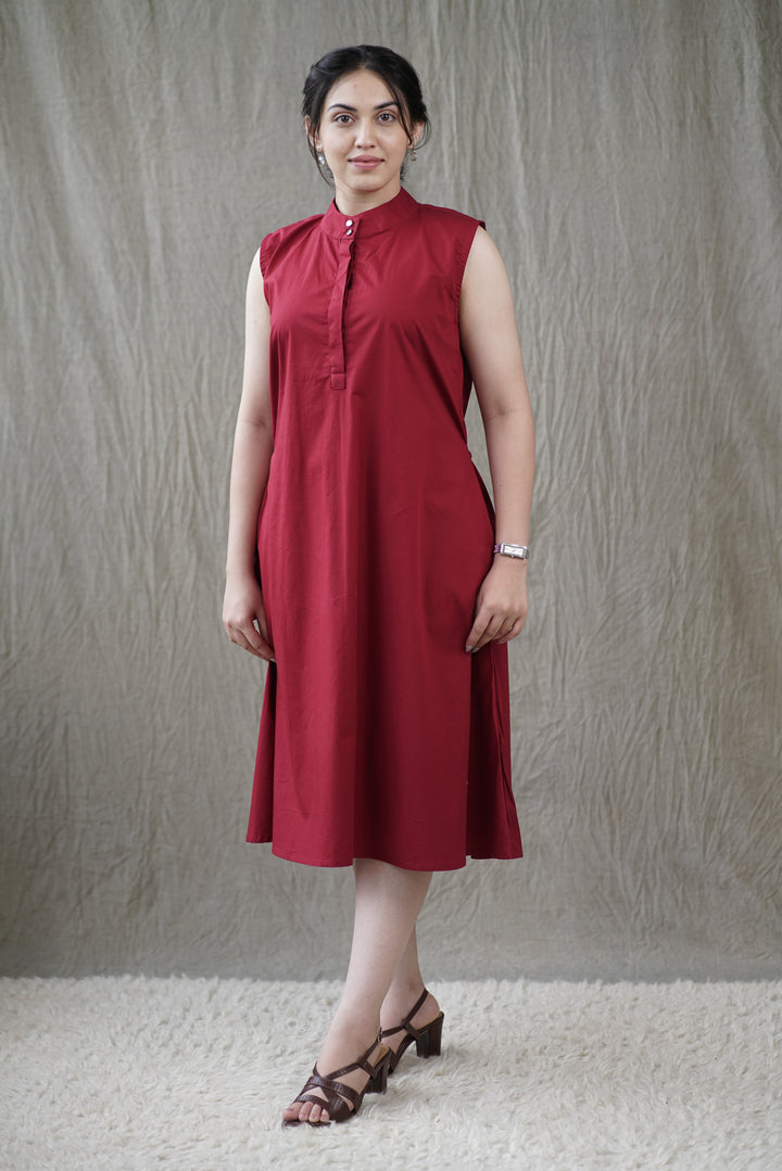 Carmona Dress | Cotton Poplin Tent Silhouette