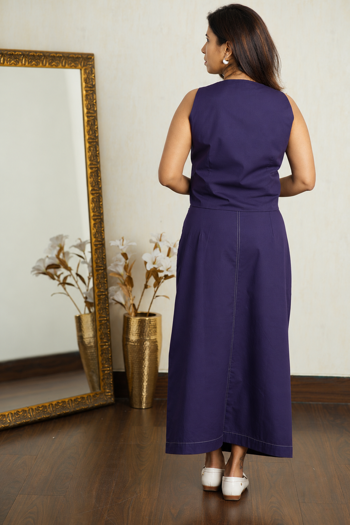 Berry Purple Organic Cotton Co-ord Set